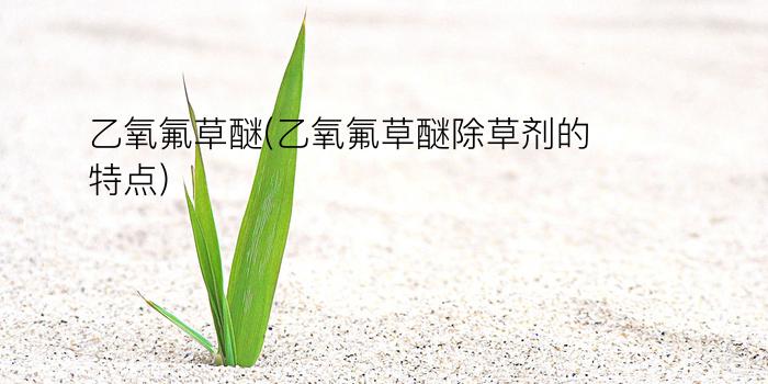 乙氧氟草醚(乙氧氟草醚除草剂的特点)