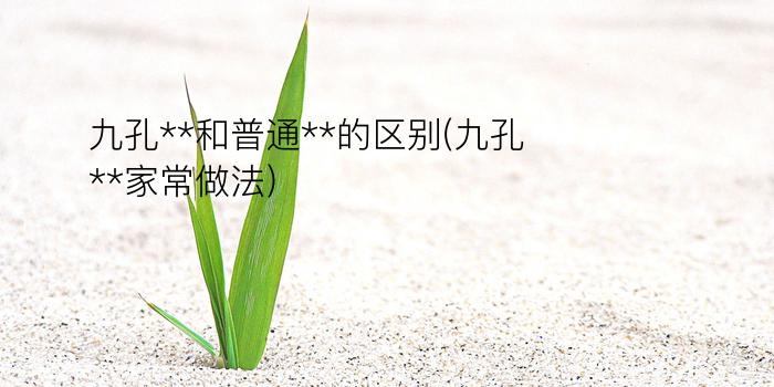 九孔**和普通**的区别(九孔**家常做法)