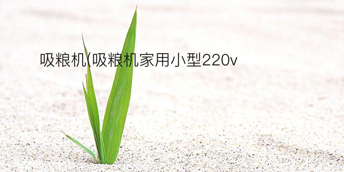 吸粮机(吸粮机家用小型220v)