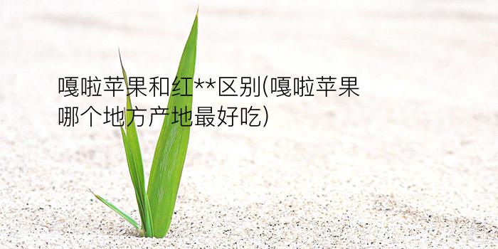 嘎啦苹果和红**区别(嘎啦苹果哪个地方产地最好吃)