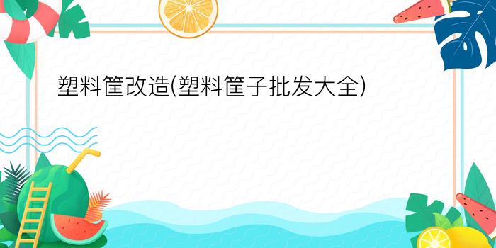 塑料筐改造(塑料筐子批发大全)