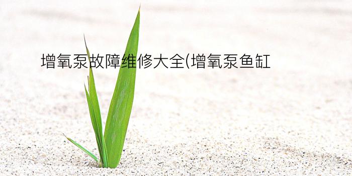 增氧泵故障维修大全(增氧泵鱼缸)