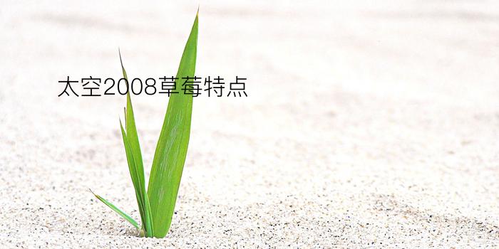 太空2008草莓特点