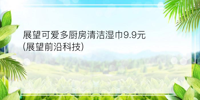 展望可爱多厨房清洁湿巾9.9元(展望前沿科技)