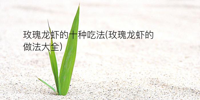 玫瑰龙虾的十种吃法(玫瑰龙虾的做法大全)