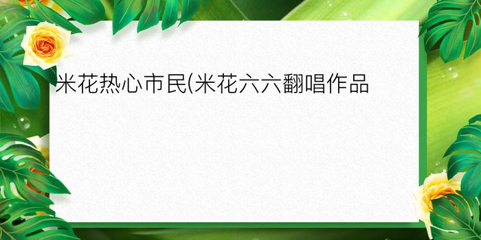 米花热心市民(米花六六翻唱作品)