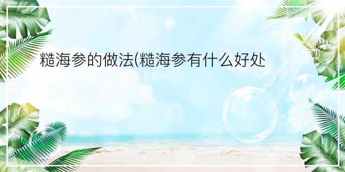 糙海参的做法(糙海参有什么好处)