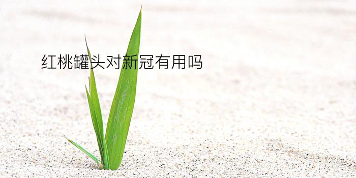 红桃罐头对新冠有用吗