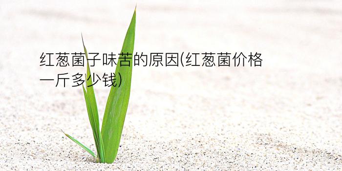 红葱菌子味苦的原因(红葱菌价格一斤多少钱)