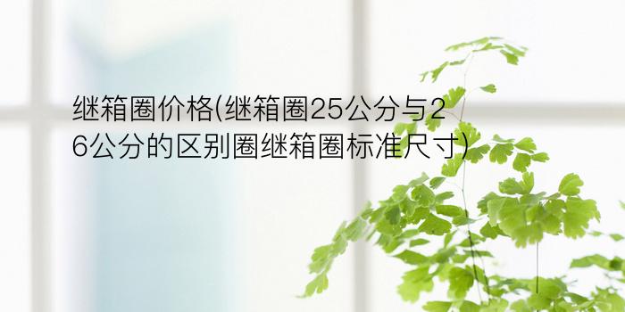 继箱圈价格(继箱圈25公分与26公分的区别圈继箱圈标准尺寸)