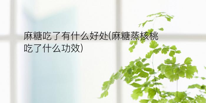 麻糖吃了有什么好处(麻糖蒸核桃吃了什么功效)